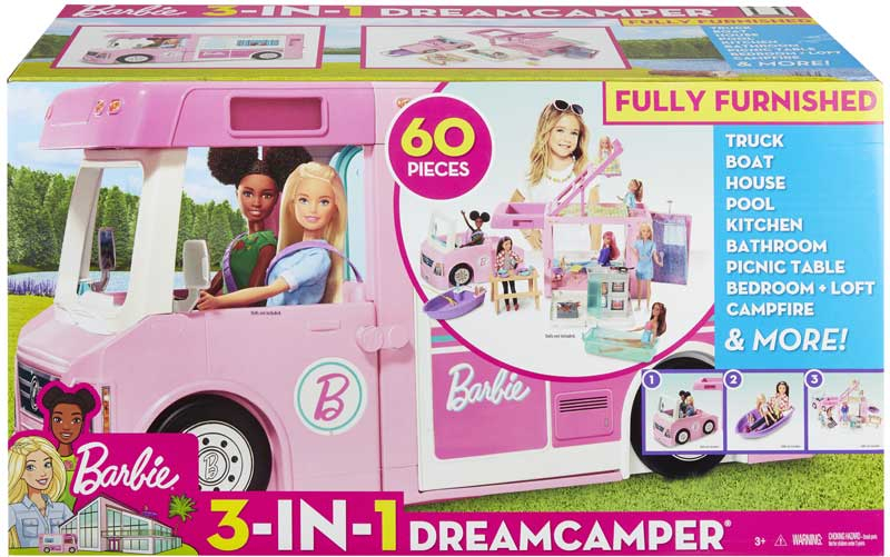 Barbie Doll Barbie Camping Truck BARBIE IN CAMPER – Plush World